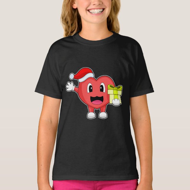 Herzweihnachtspaket T-Shirt (Vorderseite)