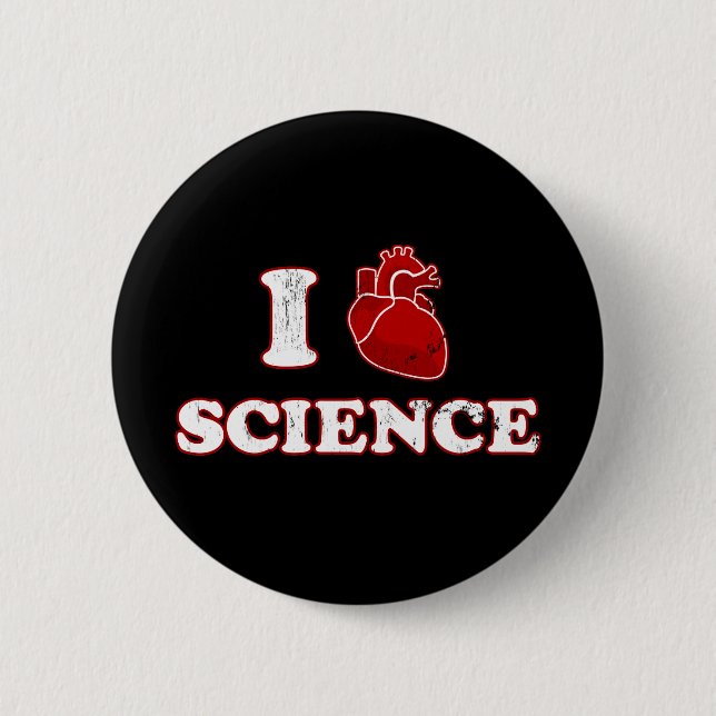 Herzwissenschaft/-anatomie der Wissenschaft der Button (Vorderseite)