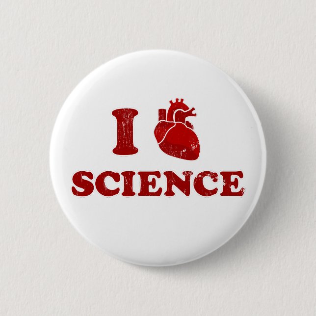 Herzwissenschaft/-anatomie der Wissenschaft der Button (Vorderseite)