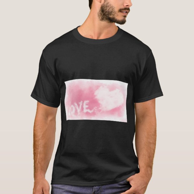 Herzwolken Liebe Dreamy T-Shirt (Vorderseite)