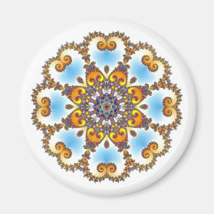 'Herzwunsch' (weiß) Magnet