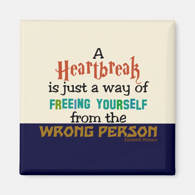 Herzzerbrechen Magnet (Vorne)