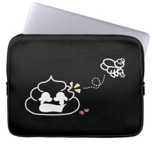 Herzzerbrochen Kack - Brootsch the PooPoo Laptopschutzhülle