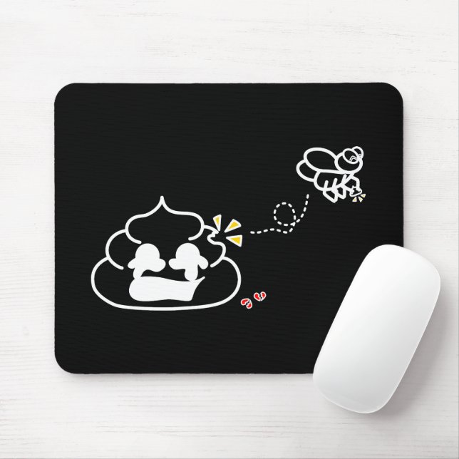 Herzzerbrochen Kack - Brootsch the PooPoo Mousepad (Mit Mouse)