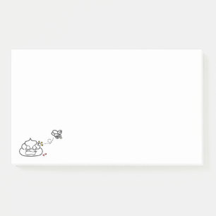Herzzerbrochen Kack - Brootsch the PooPoo Post-it Klebezettel