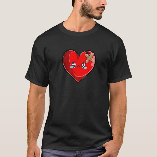 Herzzerrüttete Liebe traurig, Frauen zu zerbrechen T-Shirt (Vorderseite)
