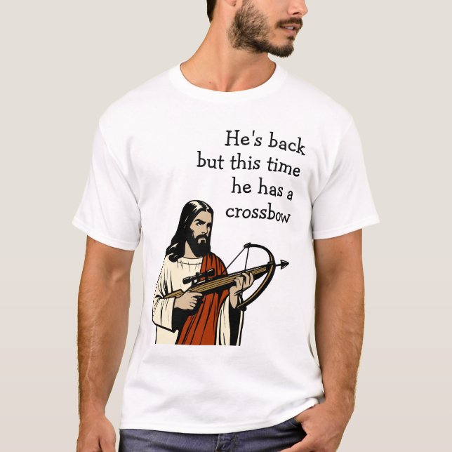 He's Back T-Shirt (Vorderseite)