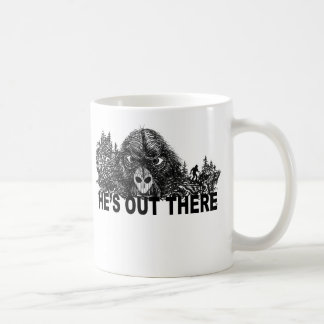 HEs DORT DRAUSSEN Kaffee-Tasse Kaffeetasse