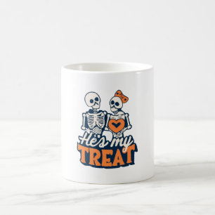 Hes Meine Leckerei Skeleton Matching Couple Hallow Kaffeetasse