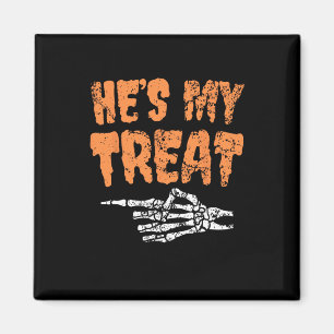 Hes Meine Leckerei Skeleton Matching Couple Hallow Magnet