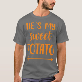 Hes my sweet Potato für das passende Paar thanksgi T-Shirt