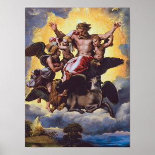 Hesekiels Vision Raffael Poster