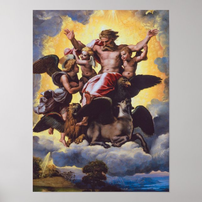 Hesekiels Vision | Raffael | Poster (Vorne)
