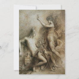 Hesiod and Muse von Gustave Moreau