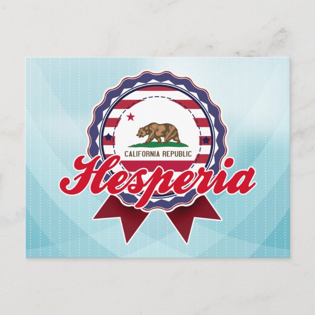 Hesperia, CA Postkarte (Vorderseite)