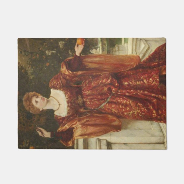 Hesperia (von Frank Dicksee) Fußmatte (Vorderseite)