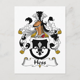 Hess Familienwappen Postkarte
