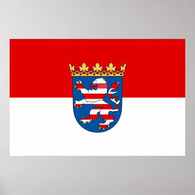 Hessen (Staat), Deutschland Poster (Vorne)