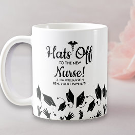 Het Off Nursing School Abschluss Name School Kaffeetasse
