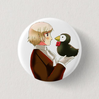 Hetalia Island & Herr Puffin Button