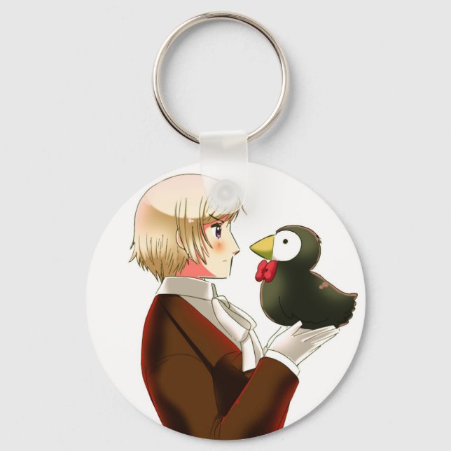 Hetalia Island & Mr. Puffin Schlüsselanhänger (Vorderseite)