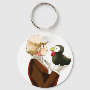 Hetalia Island u. Herr Puffin Keychain Schlüsselanhänger