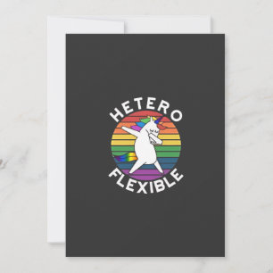 Hetero Flexible LGBT Lesbische Schwulenschwule Einladung