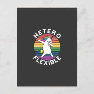 Hetero Flexible LGBT Lesbische Schwulenschwule Feiertagspostkarte