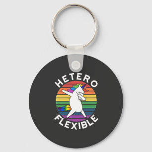 Hetero Flexible LGBT Lesbische Schwulenschwule Schlüsselanhänger