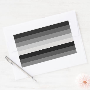 Hetero-Pride-Flag, gerader Stolperflagge Rechteckiger Aufkleber