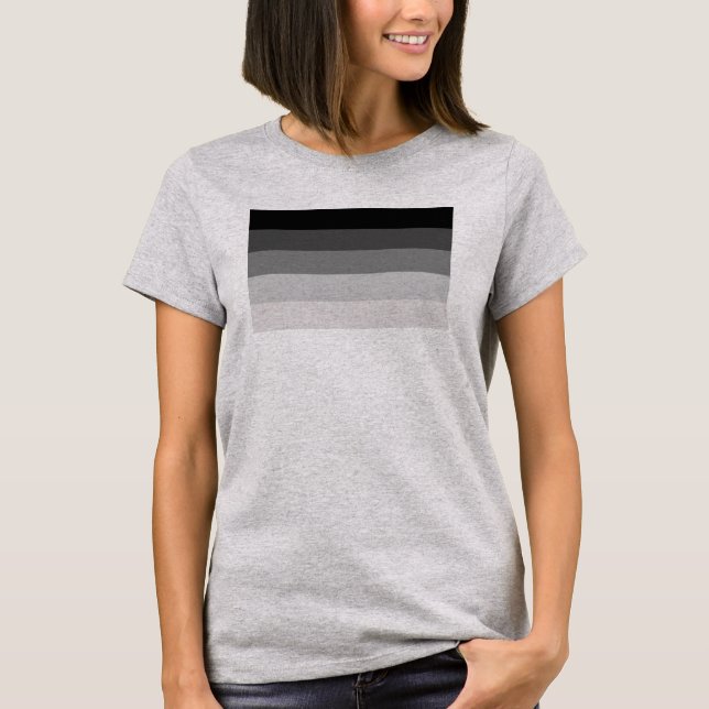 Hetero-Pride-Flag, gerader Stolperflagge T-Shirt (Vorderseite)