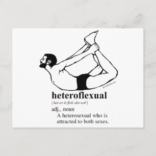 HETEROFLEXUAL POSTKARTE