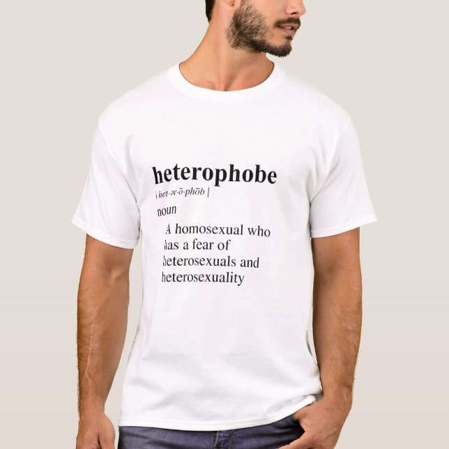HETEROPHOBE T-Shirt (Vorderseite)