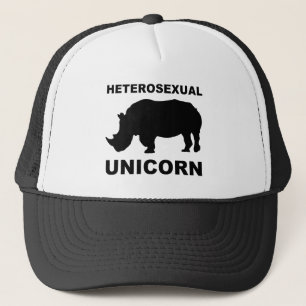 Heterosexuelle Einhorn Rhinoceros Ball Cap Funny Truckerkappe