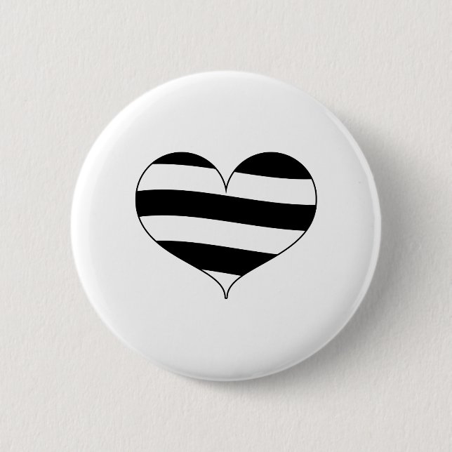 Heterosexueller Stolz Button (Vorderseite)