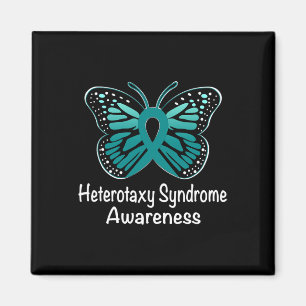 Heterotaxy Syndrome Awareness Warrior Support Aqua Magnet