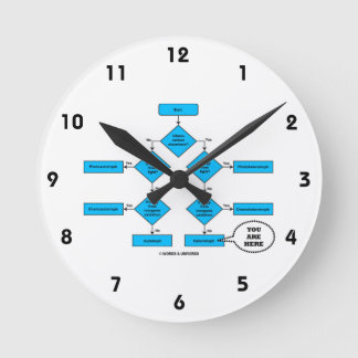 Heterotrophe Flussdiagramm Sie sind hier Biologie  Runde Wanduhr