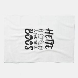 Hette für die Boos Halloween-Geisterparty-Shirt-De Geschirrtuch