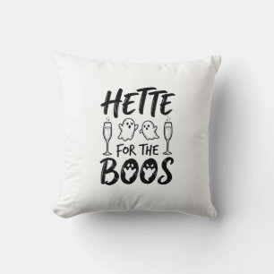 Hette für die Boos Halloween-Geisterparty-Shirt-De Kissen