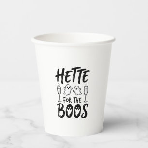 Hette für die Boos Halloween-Geisterparty-Shirt-De Pappbecher