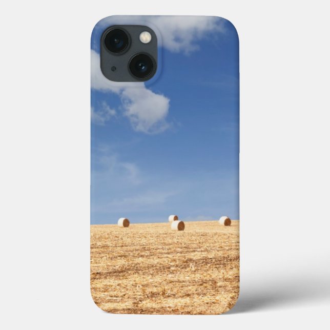 Heu-Ballen auf Feld Case-Mate iPhone Hülle (Rückseite)