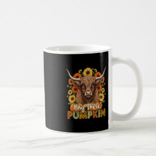 Heu Da Kürbis Kuh Herbst Erntedankfest Lustig Kaffeetasse