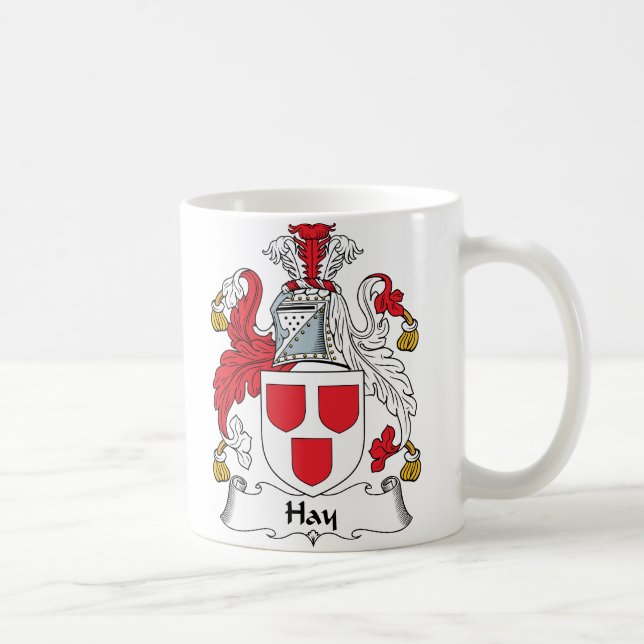 Heu-Familienwappen Kaffeetasse (Rechts)