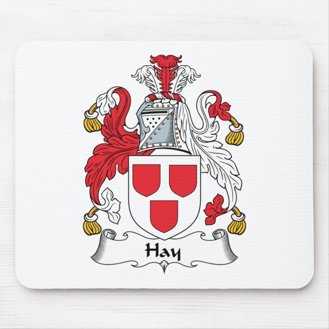 Heu-Familienwappen Mousepad (Vorne)