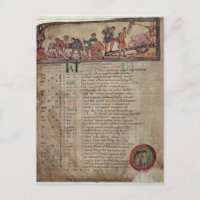 Heu- und Pflügen aus einem Kalender