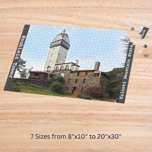 Heublein Tower Talcott Mountain Staat Park CT Puzzle (Heublein Tower Talcott Mountain State Park CT Jigsaw Puzzle)