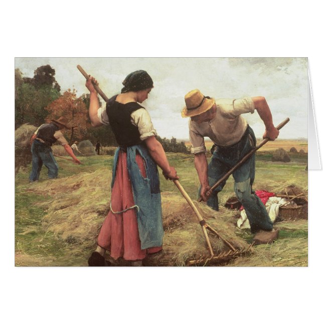 Heuernte, 1880 (Vorderseite (Horizontal))