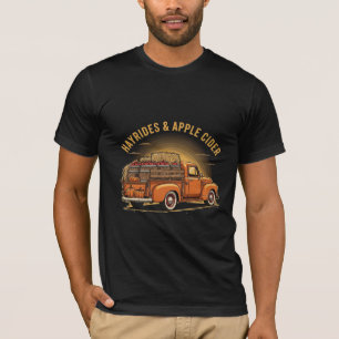 Heufahrten und Apfelsaft im alten Herbst-Lieferwag T-Shirt