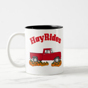Heufahrten Zweifarbige Tasse