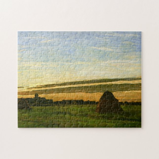 Heuhaufen Chailly Monet Falknerei - Falconeria Lou Puzzle (Horizontal)